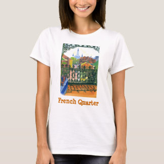 T-shirt Quartier Français Balcon, Quartier Français