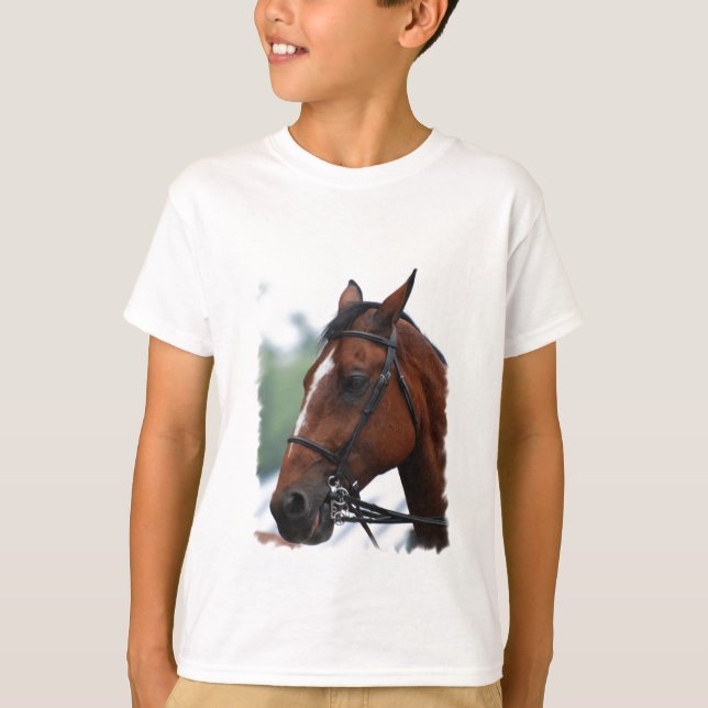 T-shirt Quartier Profil du cheval Sweatshirt de la jeuness (Devant)