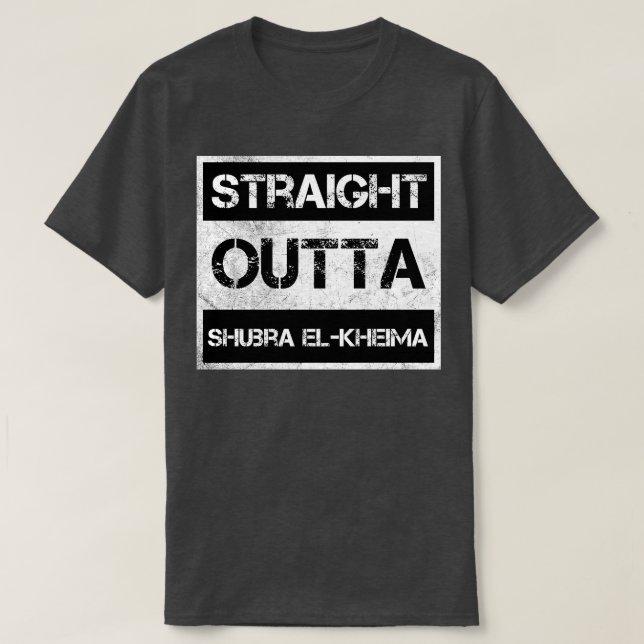 T-shirt Quartier Vintage de Shubra elKheima Egypte (Design devant)