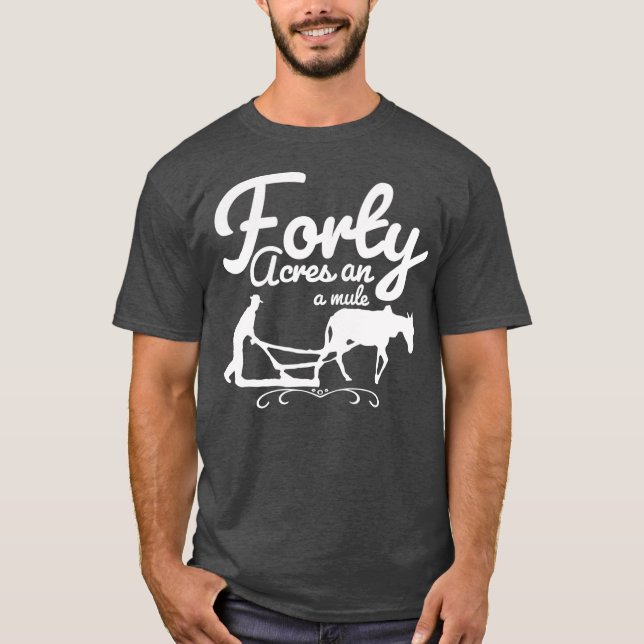 T-shirt Quarty Acres et une mule (Devant)