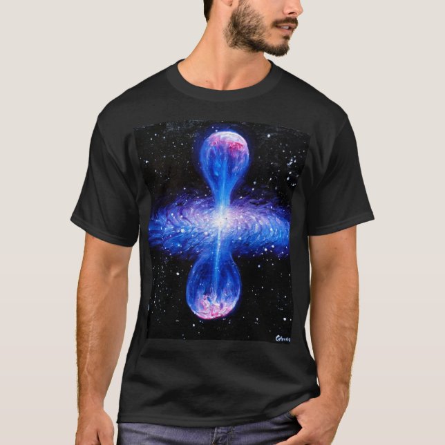 T-shirt Quasar bleu (Devant)