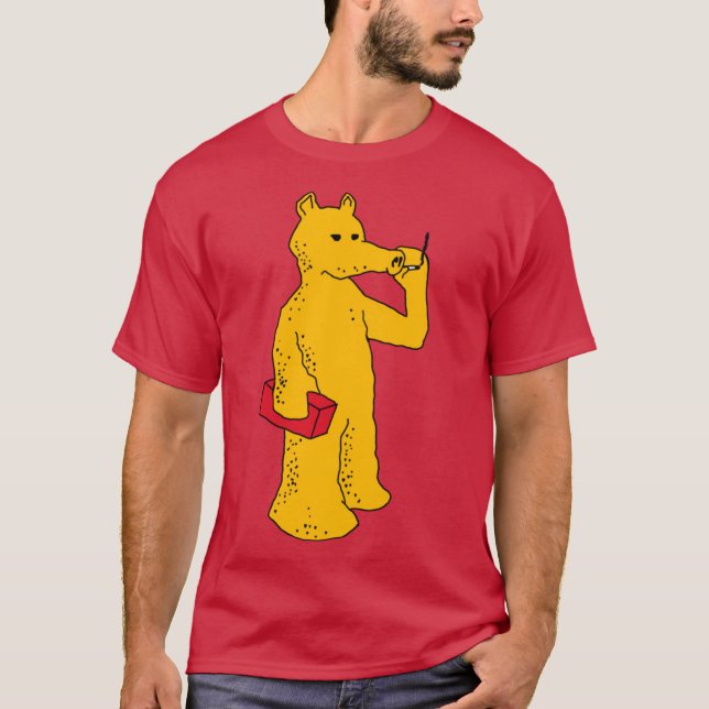 T-shirt quasimoto fumeur vintage (Devant)