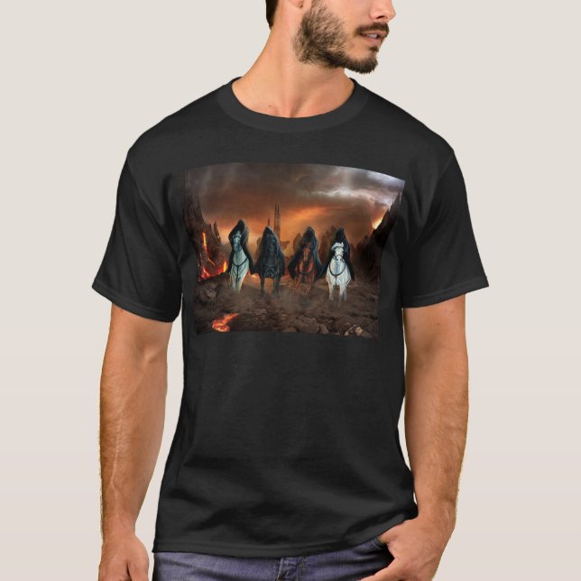 T-shirt Quatre cavaliers de l'apocalypse (Devant)
