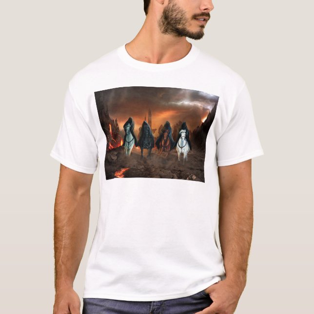 T-shirt Quatre cavaliers de l'apocalypse (Devant)