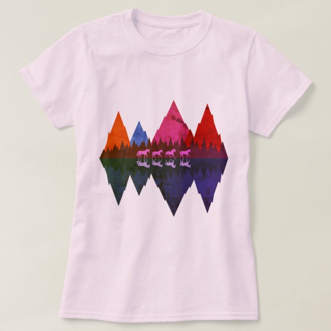 T-shirt Quatre chevaux (Design devant)