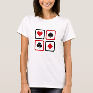 T-shirt Quatre combinaisons de cartes