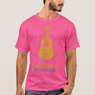 T-shirt Quatre Cordes Suffit Ukulele Player Guitare Ukule