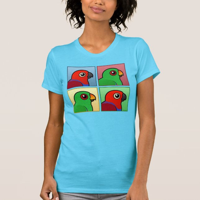 T-shirt Quatre couleur Eclectus (Devant)