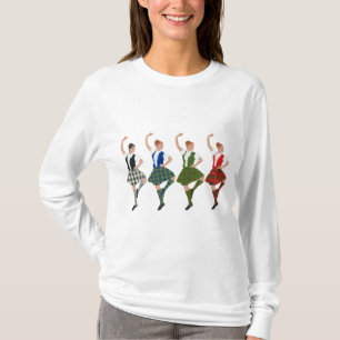 T-shirt Quatre Danseurs écossais des Highlands