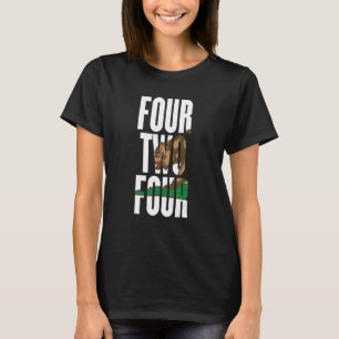 T-shirt Quatre Deux Quatre 424 Code régional Californie Lo