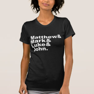 T-shirt Quatre Évangiles - Bible de Matthieu & Marc & Luc
