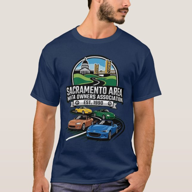 T-shirt Quatre générations de Miatas (Devant)