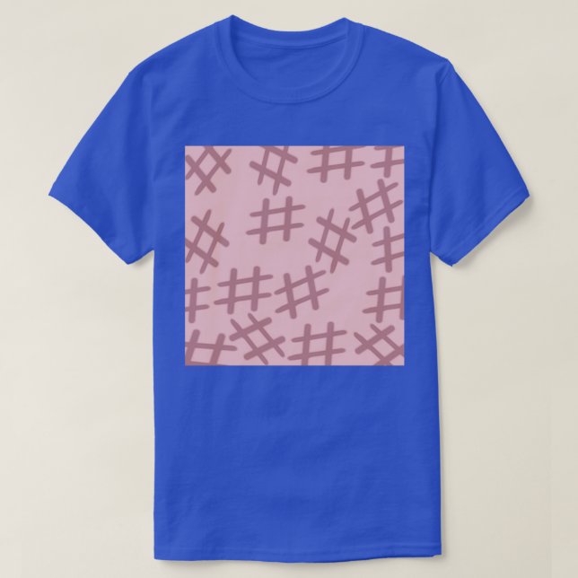 T-shirt quatre lignes qui deviennent un signe universel (Design devant)