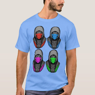 T-shirt Quatre Ninjas Pose v1