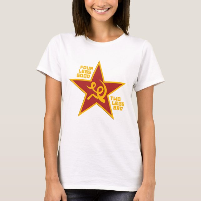 T-shirt Quatre pattes bien (Devant)