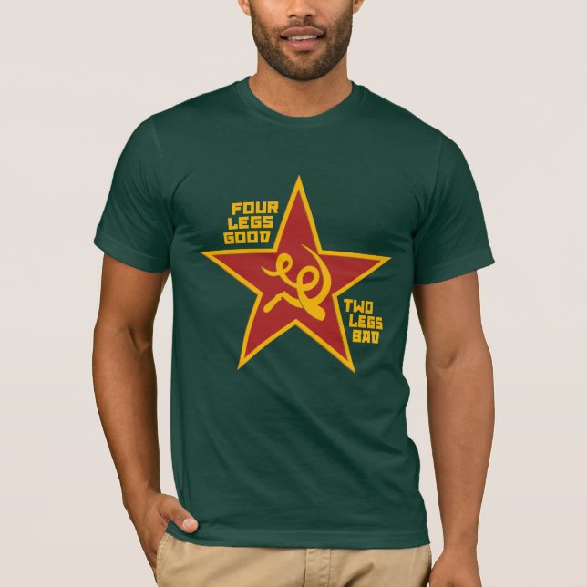 T-shirt Quatre pattes bien (Devant)