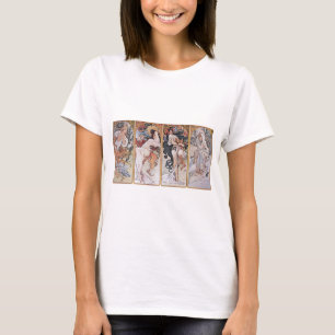 T-shirt Quatre Saisons, Mucha