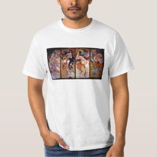 T-shirt Quatre saisons personnifiées par des femmes