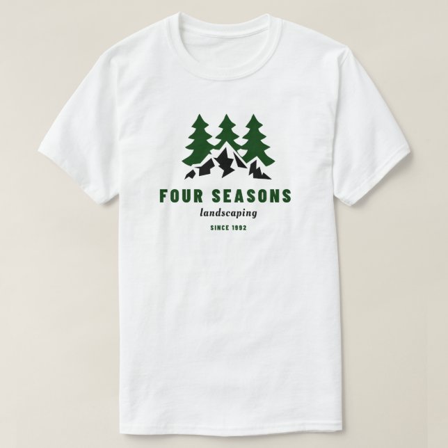 T-shirt Quatre saisons Total Paysage (Design devant)