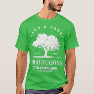 T-shirt Quatre Saisons Total Paysage Pelouse Et Ordre T sh