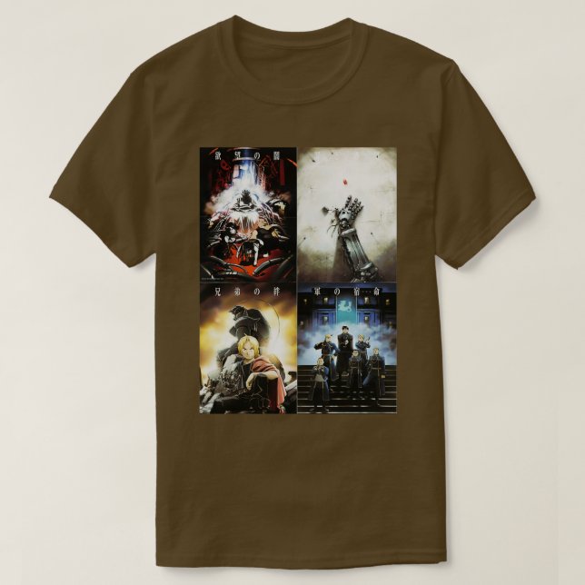 T-shirt Quatre Versions De L'Affiche Des Fraternités Fullm (Design devant)