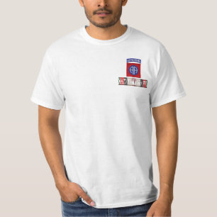 T-shirt quatre-vingt-deuxième Abne. Division. Chemise de