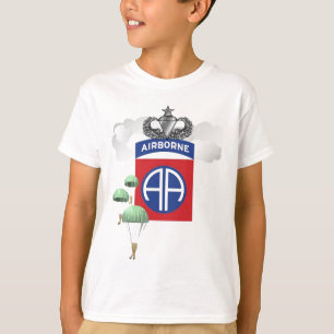 T-shirt quatre-vingt-deuxième Aéroporté, parachutistes,