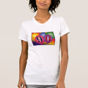 T-shirt Quatre-vingt-dixième ballons heureux