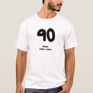 T-shirt Quatre-vingt-dixième cadeau d'anniversaire drôle