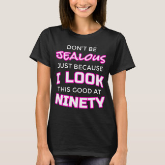T-shirt Quatre-vingt-dixième chemise de l'anniversaire des