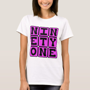 T-shirt Quatre-vingt-onze, Numéro 91