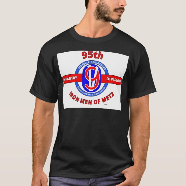 T-shirt quatre-vingt-quinzième DIVISION d'INFANTERIE (Devant)