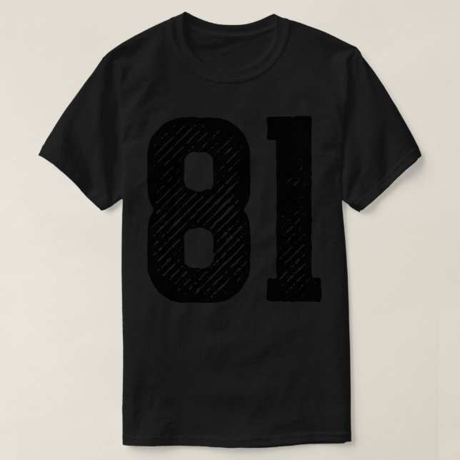 T-shirt Quatre-Vingt Un 81 1 (Design devant)