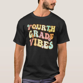 T-shirt Quatrième ambiance de 4e année Rétro Professeur Él