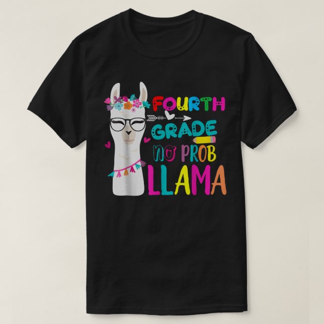 T-shirt Quatrième équipe Enseignant de 4e année Arc en arc (Design devant)