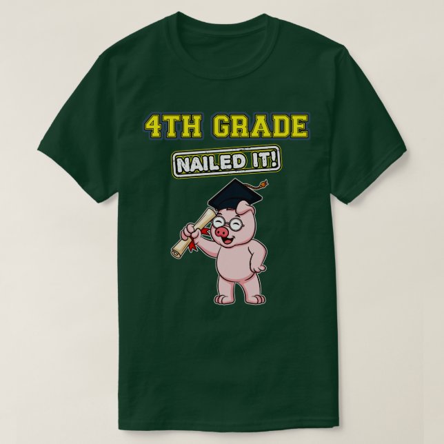 T-shirt Quatrièmement Clôture Il primaire école primaire (Design devant)