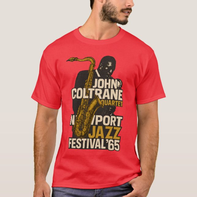T-shirt Quatuor de John Coltrane (Devant)