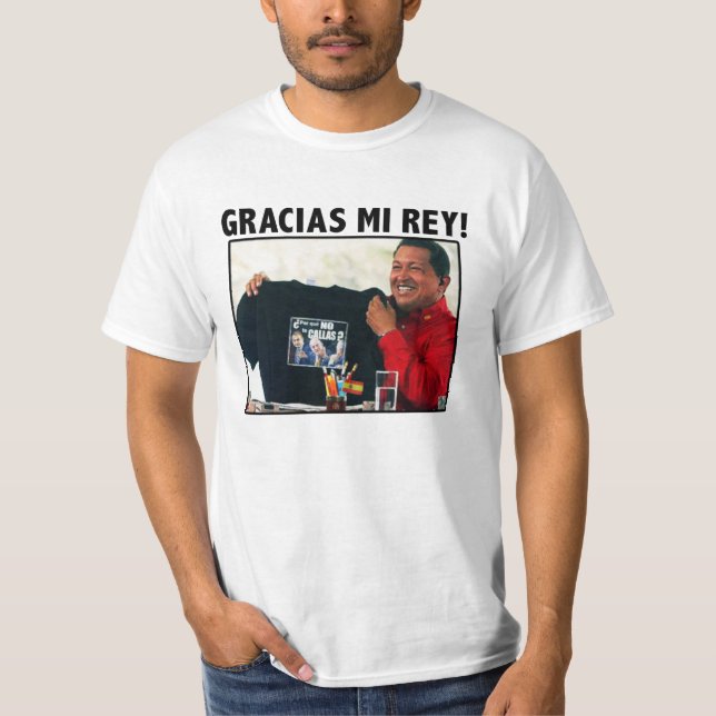 T-shirt Que de Por aucunes callas Espana Rey Juan Carlos (Devant)