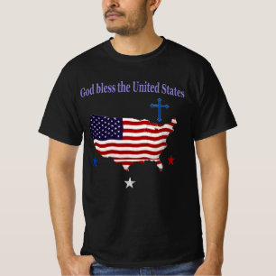 T-shirt Que Dieu bénisse les États-Unis