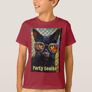 T-shirt Que diriez-vous de "Cool Cat Celebration Tee" ou "