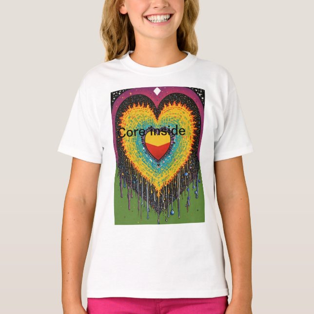 T-shirt Que diriez-vous de "Heartfeel Elegance : Women's L (Devant)