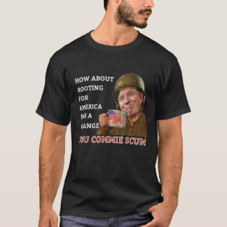 T-shirt Que diriez-vous d'enraciner pour l'Amérique T shir
