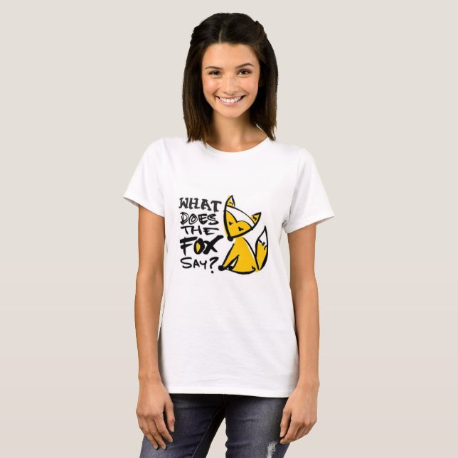 T-shirt Que Dit Le Fox (Devant entier)