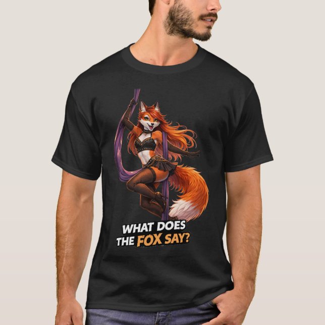 T-shirt Que dit le renard ? (Devant)