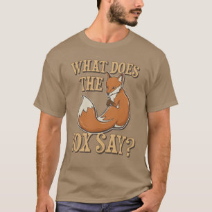 T-shirt Que dit le renard ?