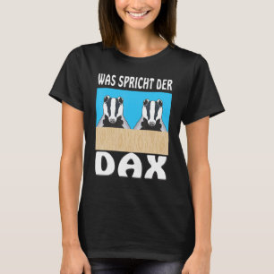 T-shirt Que dit le trader boursier de la bourse DAX Trad