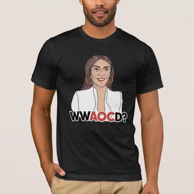 T-shirt Que ferait AOC? (Devant)