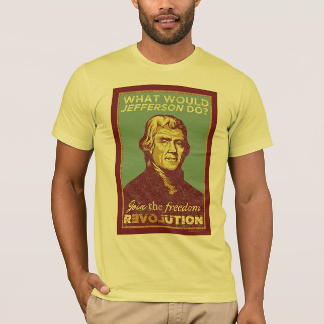 T-shirt Que Jefferson ferait-il ? Chemise (Devant)