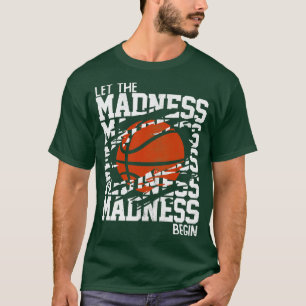 T-shirt Que la folie commence à empiler les mots
