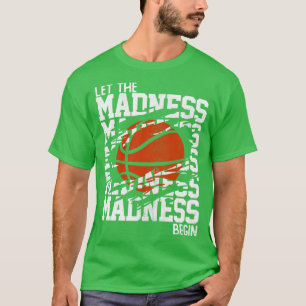 T-shirt Que la folie commence à empiler les mots